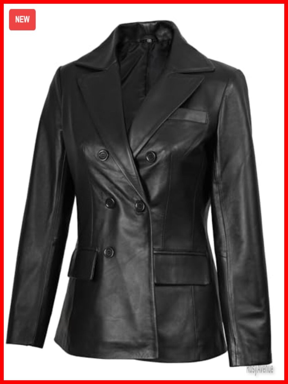 Womens Real Lambskin Leather Long Trench Coat Casual Outerwear